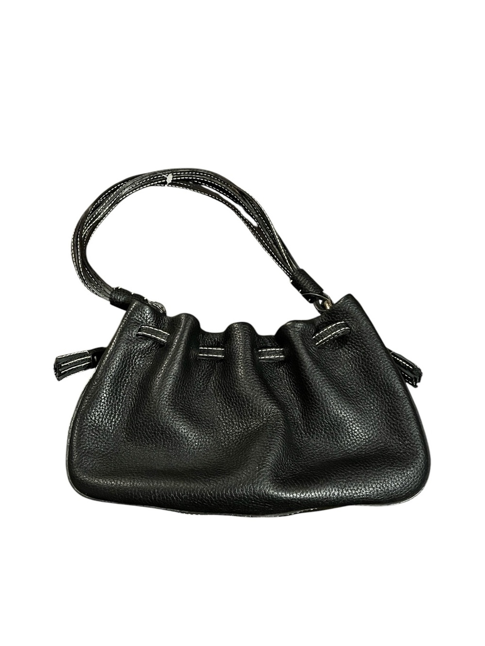 Kate Spade Vintage Slouchy Drawstring Shoulder Satchel with Polka Dot Interior - Picture 3 of 7